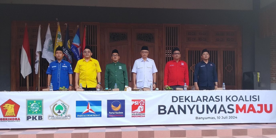 Deklarasi KBM dihadiri para Ketua Parpol di Dawuhan. (istimewa)