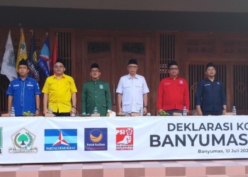 Deklarasi KBM dihadiri para Ketua Parpol di Dawuhan. (istimewa)