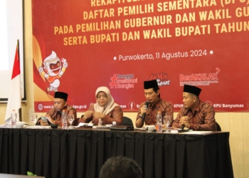 KPU Banyumas Tetapkan DPS Pilkada 1.392.370 Pemilih