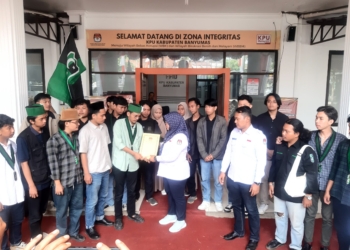 Kawal Putusan MK, HMI Purwokerto Datangi Kantor KPU Banyumas