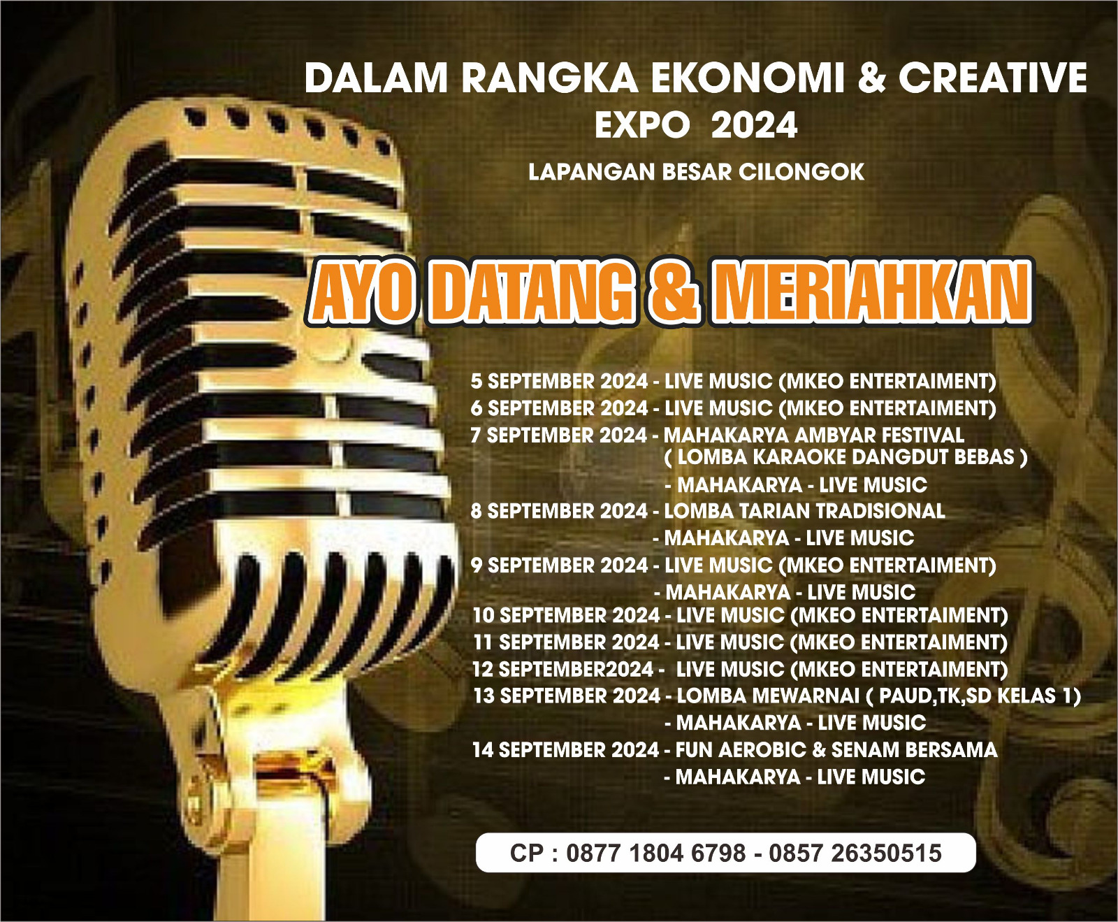 Jangan Lewatkan, Cilongok Expo 2024 Sore ini Dibuka