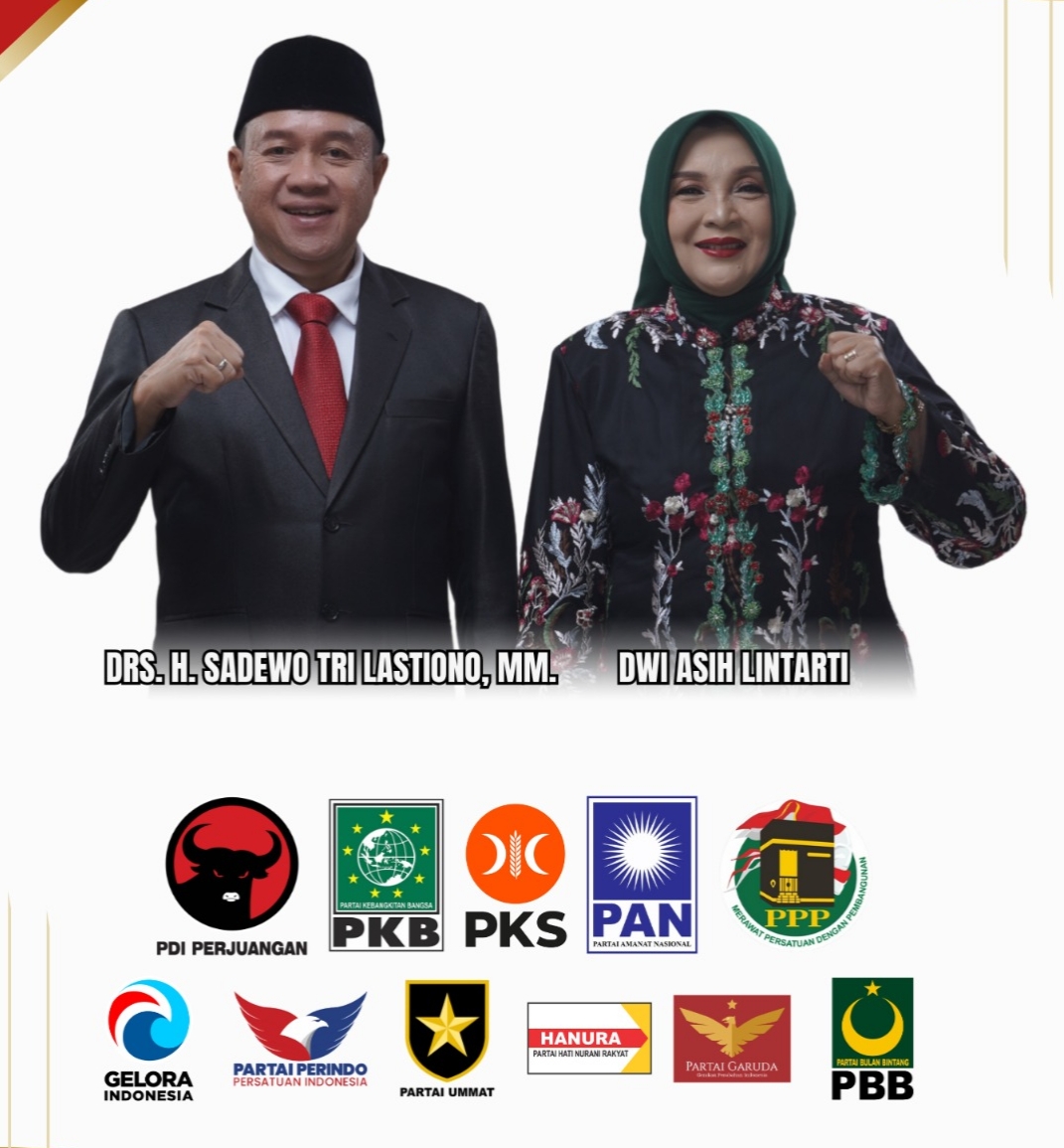 Sore Ini, PDI-P Banyumas Bersama 10 Partai Koalisi Deklarasikan Pasangan Sadewo-Lintarti