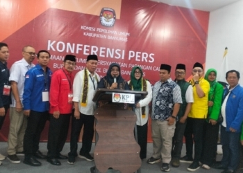 Baru 1 Paslon Mendaftar ke KPU Banyumas, Sadewo-Lintarti Berpotensi Lawan Kotak Kosong