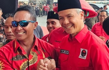 Ganjar Sebut Kontestasi Elektoral Kian Menarik jika Partainya Usung Andika Perkasa di Pilgub Jateng