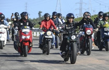 Moge yang Ditunggangi Basuki Hadimuljono saat Riding Bareng Jokowi Nunggak Pajak
