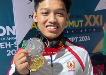 Alif Satria Bahari, Atlet Menembak Banyumas Sumbang Emas Untuk Jateng pada PON ke-21