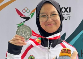 Atlet Menembak Banyumas Athary Zahraa Raih Perak PON 2024