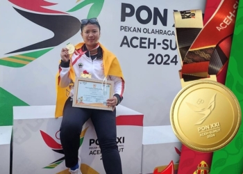 Catat Rekor Nasional, Atinna Sabet Medali Emas Lempar Lembing di Arena PON