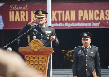 Kapolresta Banyumas Pimpin Upacara Peringatan Hari Kesaktian Pancasila