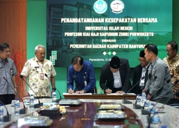 Pj Bupati Banyumas dan Rektor UIN Saizu Tandatangani MOU Perkuat Implementasi Tri Dharma Perguruan Tinggi