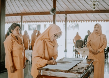 Wahyu Pancaningsih Agus Nur Hadie Pimpin Dharma Wanita Banyumas