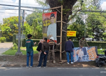 Satpol PP Banyumas Tertibkan 3.279 Alat Peraga Sosialisasi Pilkada