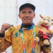 Luthfi Nur Fendi Bersama Tim Goalball Jateng Raih Medali Emas