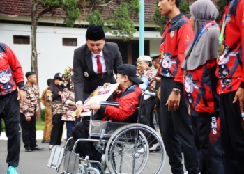 16 Atlet Disabiltas Banyumas Peraih Medali Peparprov Mendapatkan Tali Asih