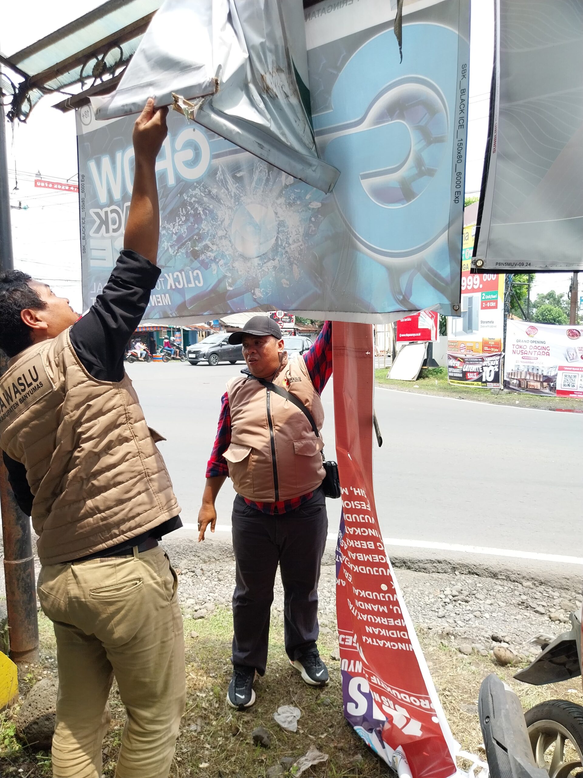 Berkonvoi Motor, Bawaslu Banyumas Patroli pada Masa Tenang