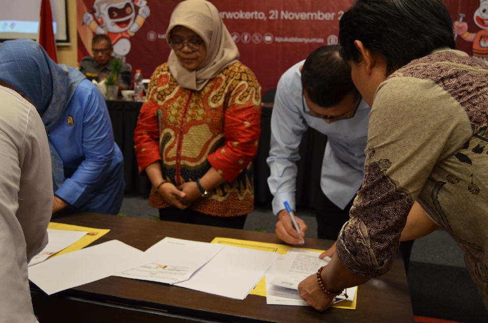 KPU Teken Kontrak dengan Kejari Banyumas dan Purwokerto, Ini Tujuannya