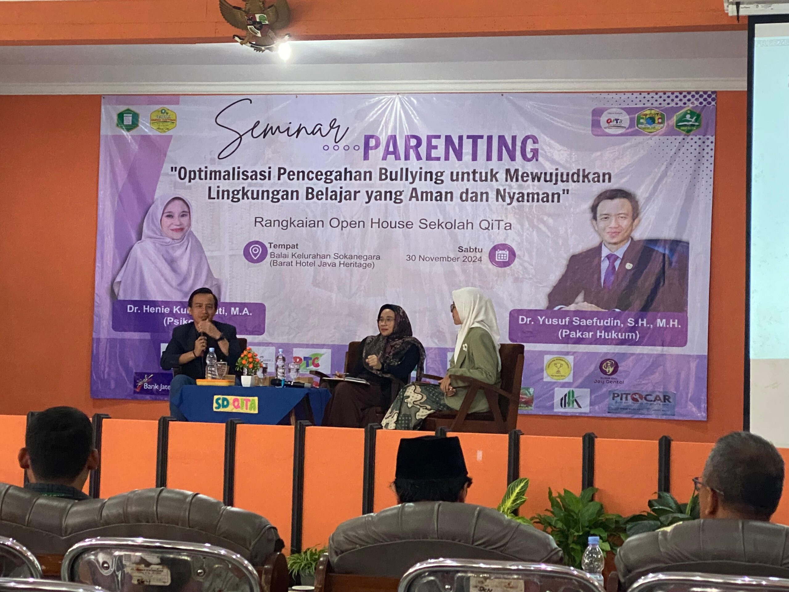 Sekolah QITA Gelar Sosialisasi Gerakan Pencegahan Bullying