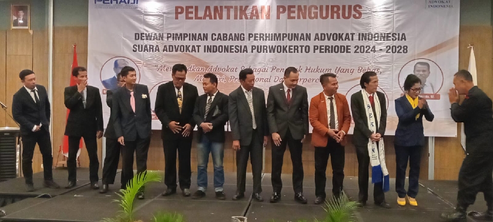 Kepengurusan DPC SAI Purwokerto periode 2024-2028 Resmi Dilantik, Djoko Susanto Kembali Jadi Ketua