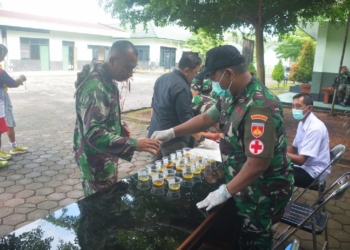 Antisipasi Penyalahgunaan Narkoba, Korem 071/Wijayakusuma Tes Urine Anggota secara Mendadak