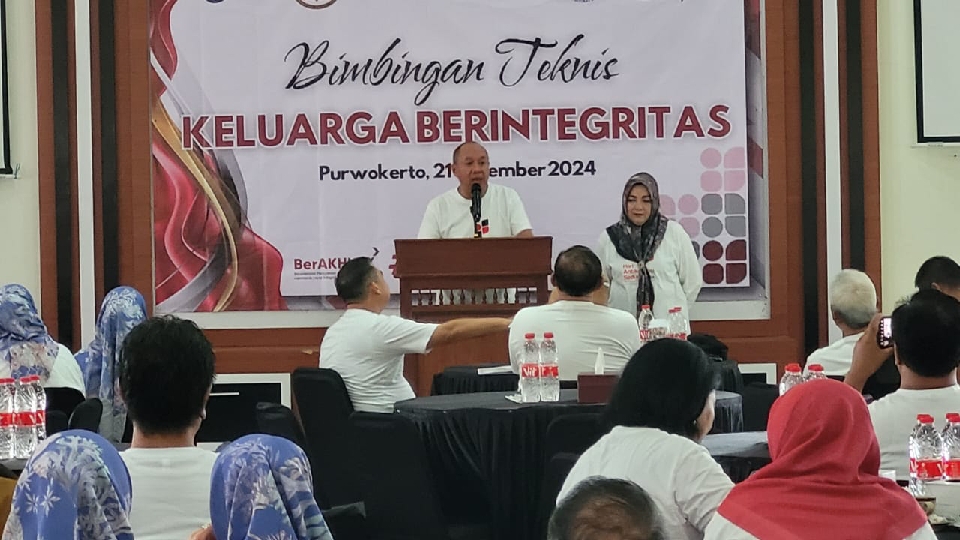 Inspektorat Banyumas Gelar Bimtek Keluarga Berintegritas, Komitmen Pencegahan Tindak Korupsi