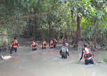 Tim SAR Gabungan Lanjutkan Pencarian Anak yang Diduga Hanyut di Sungai Poting Brebes