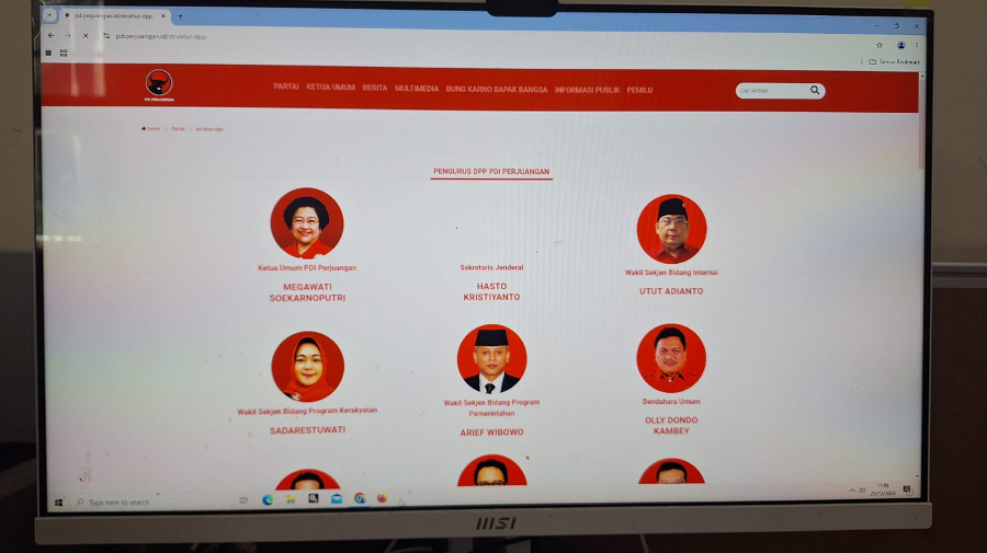 Foto Profil Hasto Kristiyanto Tidak Muncul di Kepengurusan PDIP