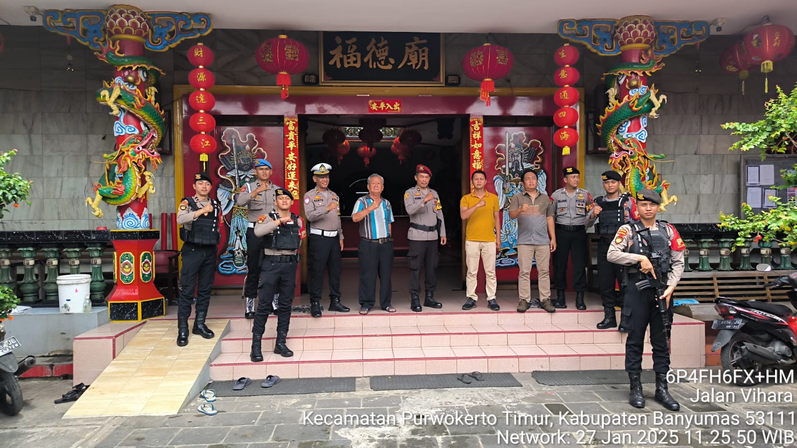 Polresta Banyumas Tingkatkan Patroli Skala Besar Cipta Kondisi dan Harkamtibmas