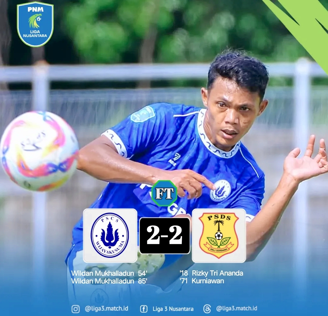 Laga Perdana PSDS di Babak Playoff Degradasi PNM Liga Nusantara: Harus Puas Berbagi angka dengan PSCS