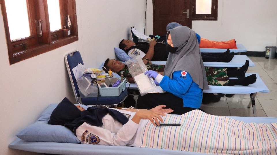Basarnas Kantor Cilacap Gelar Donor Darah dalam Rangka HUT ke-53