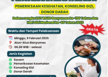 Peringati HUT ke-100 dan Hari Gizi Nasional ke-56, RSUD Banyumas Gelar Berbagai Kegiatan