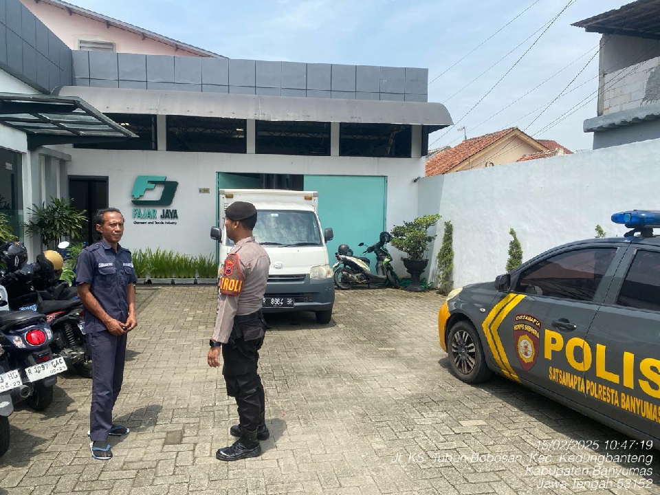 Samapta Polresta Banyumas Perketat Patroli di Lokawisata dan Obyek Vital Saat Akhir Pekan