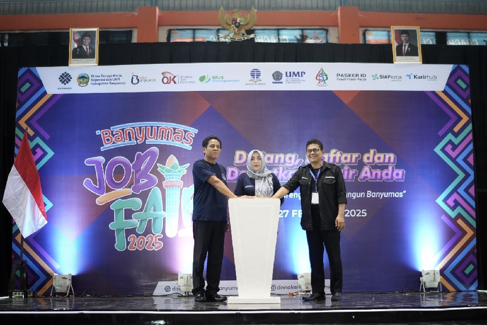 Buka Banyumas Job Fair 2025, Plh Bupati Banyumas Lintarti : Ada Lebih dari 10.000 Peluang Kerja
