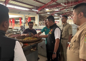 Pastikan Ketersediaan Sembako, Satgas Pangan Polresta Banyumas Pantau Harga di Pasar