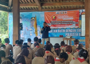 Saka Bhayangkara Polresta Banyumas Gelar Diklat Warta Bhayangkara