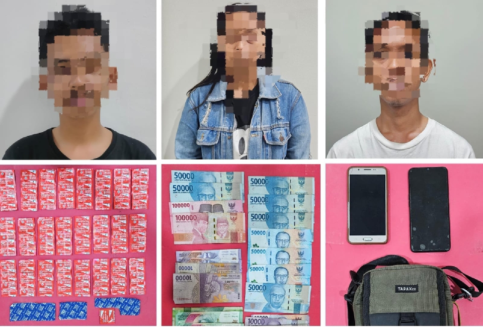 Sat Resnarkoba Polresta Banyumas Amankan 266 Butir Obat Psikotropika dari Tiga Tersangka
