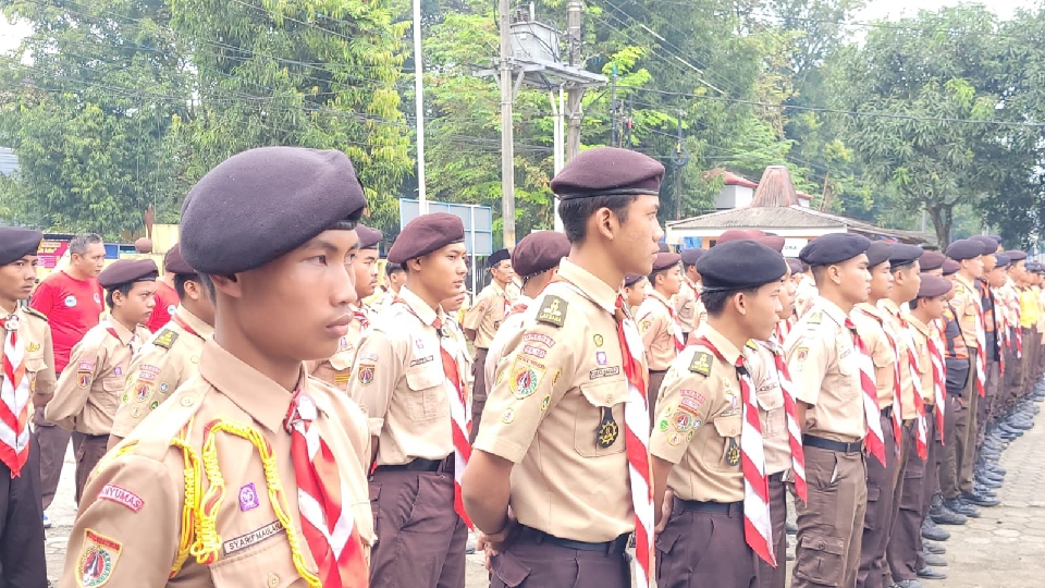 Pramuka Banyumas Siagakan 1.051 Anggota pada Aksi Karya Bakti Lebaran 2025