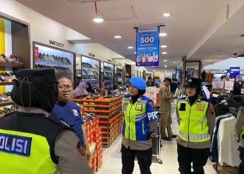 Polwan Polresta Banyumas Gelar Patroli, Cegah Gangguan Kamtibmas dalam Operasi Ketupat Candi 2025