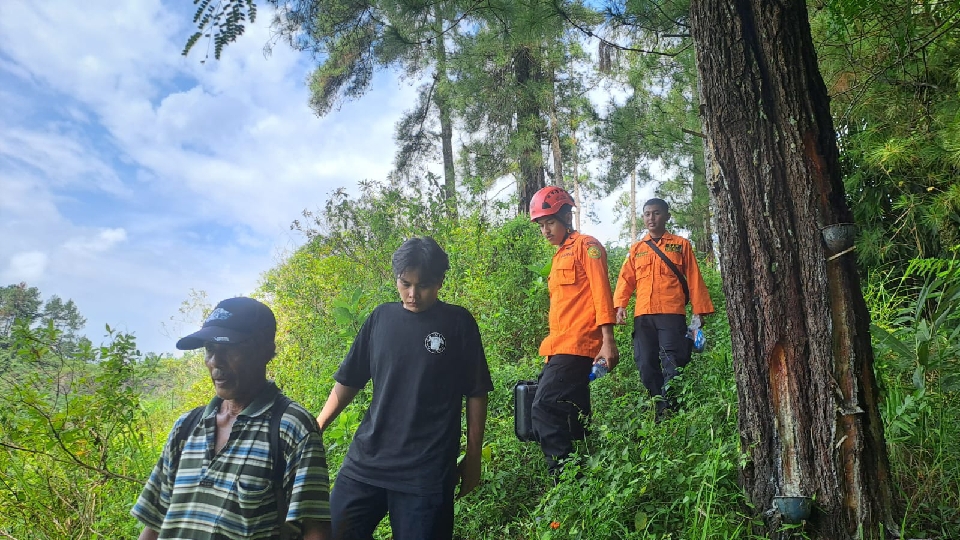 Warga Kebumen Hilang di Hutan Ditemukan Tim SAR dalam Keadaan Selamat