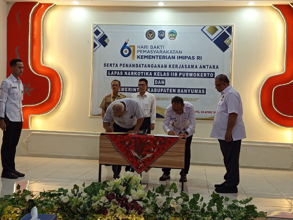 Lapas Narkotika Purwokerto Jalin Kerja Sama Strategis untuk Ketahanan Pangan di Peringatan HBP ke-61
