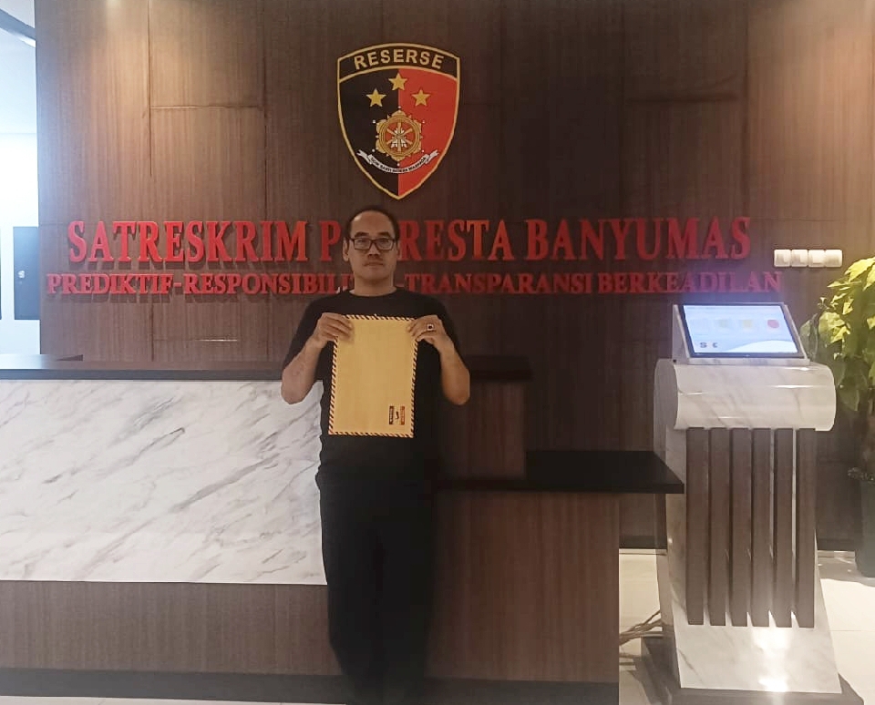 Ahmad Darisun Laporkan FMA ke Polresta Banyumas atas Dugaan Pencemaran Nama Baik dan Pelanggaran UU ITE
