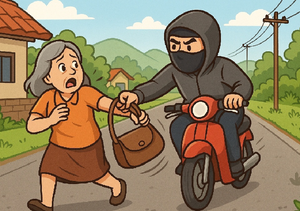 Penjambretan di Dekat SMPN 2 Cilongok, Korban Kehilangan HP dan Uang Tunai