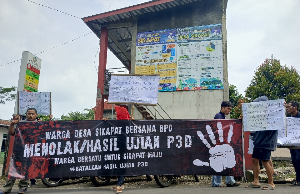 Warga Sikapat Tuntut Ujian Ulang Terkait Dugaan Kecurangan Seleksi Perangkat Desa