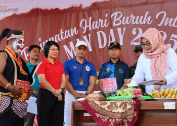 Peringati Hari Buruh, Pemkab Banyumas Gaungkan Hubungan Industrial yang Dinamis, Kondusif, dan Harmonis
