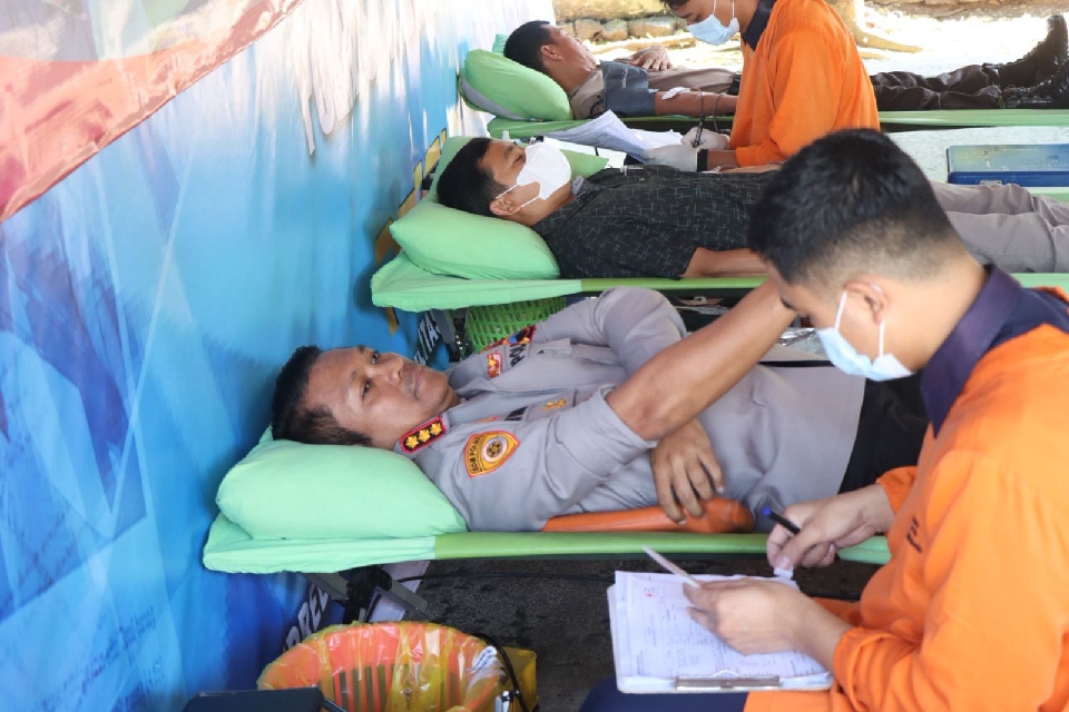 Donor Darah Rutin Polresta Banyumas: Jaga Kebugaran dan Wujud Kepedulian Kemanusiaan