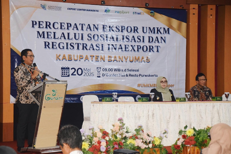 Banyumas Dorong UMKM Naik Kelas Jadi Eksportir