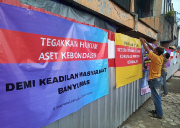 Masyarakat Peduli Kebondalem Pasang Spanduk Tuntut Sterilisasi Merata di Kawasan Kebondalem