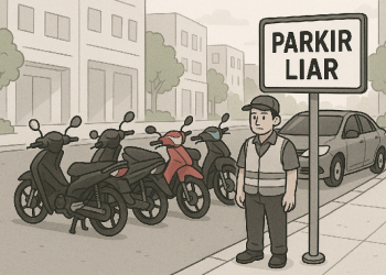 Juru Parkir Tak Beratribut dan Tanpa Karcis, Praktik Parkir Liar yang Masih Saja Belum Tertib