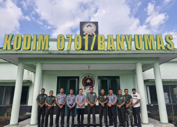 Perkuat Sinergi, Lapas Purwokerto Kunjungi Kodim 0701/Banyumas
