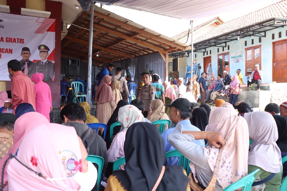 Polresta Banyumas Gelar Pemeriksaan Mata Gratis Sambut Hari Bhayangkara Ke-79