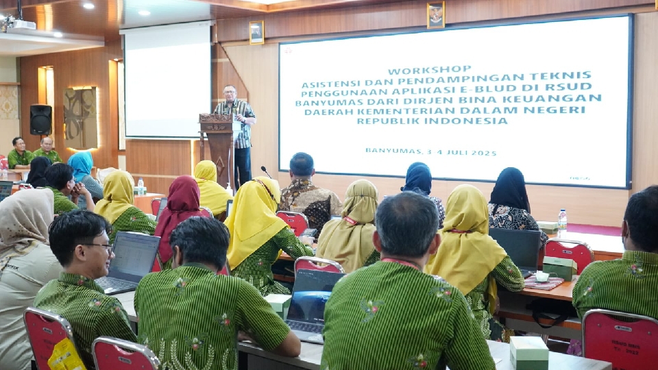 Sekda Banyumas Buka Workshop E-BLUD RSUD Banyumas: Dorong Efisiensi dan Akuntabilitas Keuangan